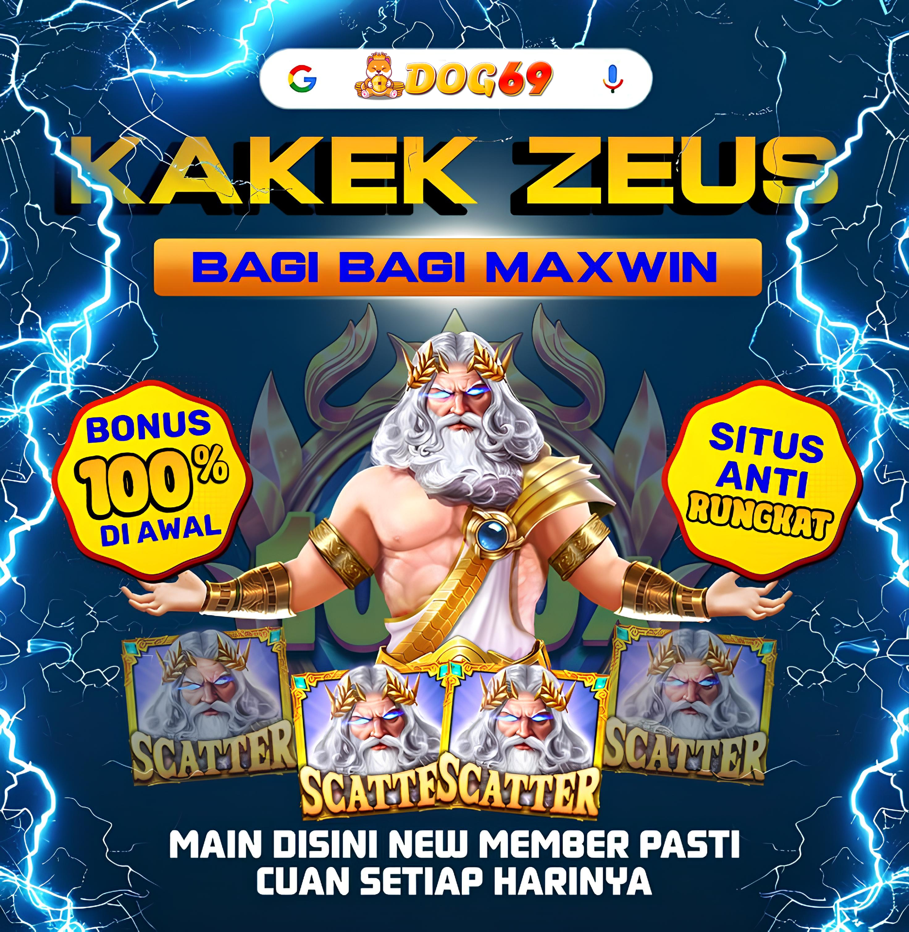 DOG69 : Link Login Situs Slot Deposit Qris Dana 10k Tanpa Potongan